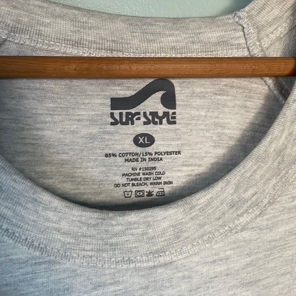 Surf Style Madeira Beach gray crew neck sweatshirt, XL - Picture 4 of 8